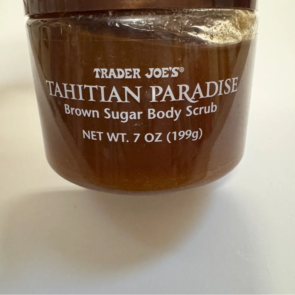 Trader Joe’s Tahitian Paradise Brown Sugar Body Scrub 7 OZ